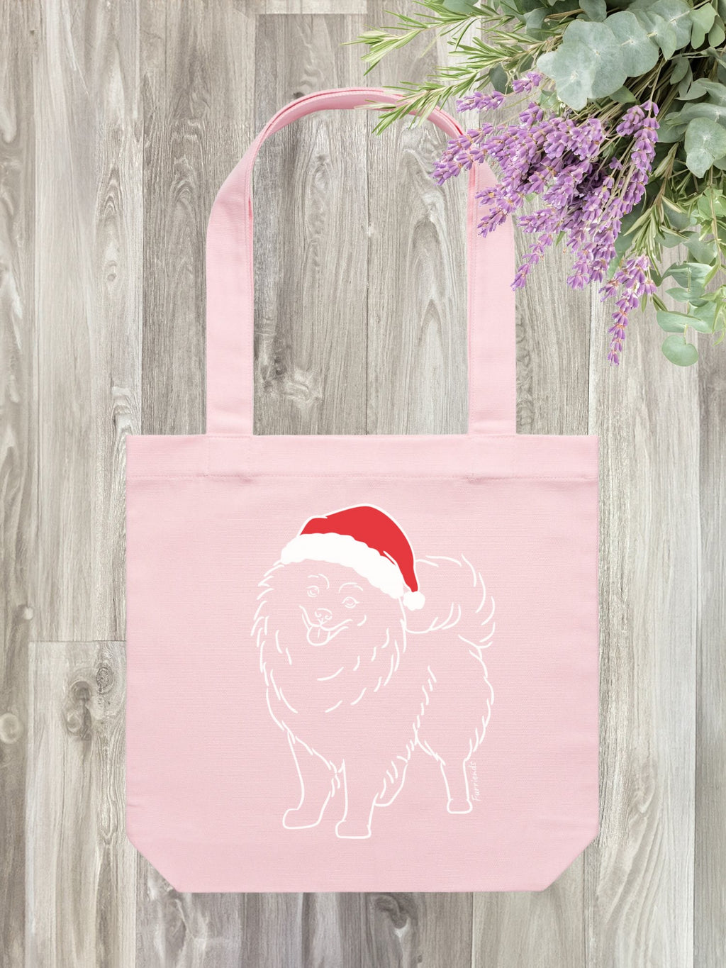 Pomeranian Christmas Edition Edith Tote