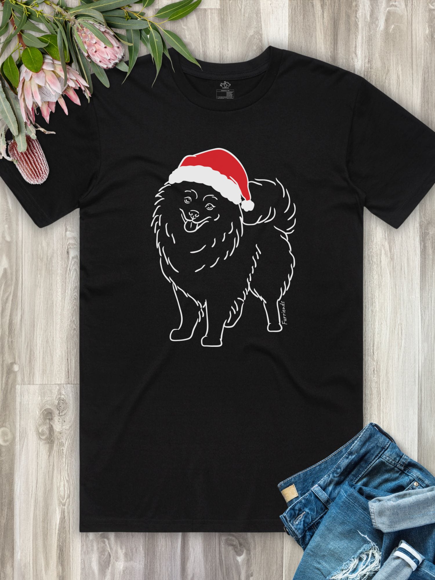 Pomeranian Christmas Edition Essential Unisex Tee
