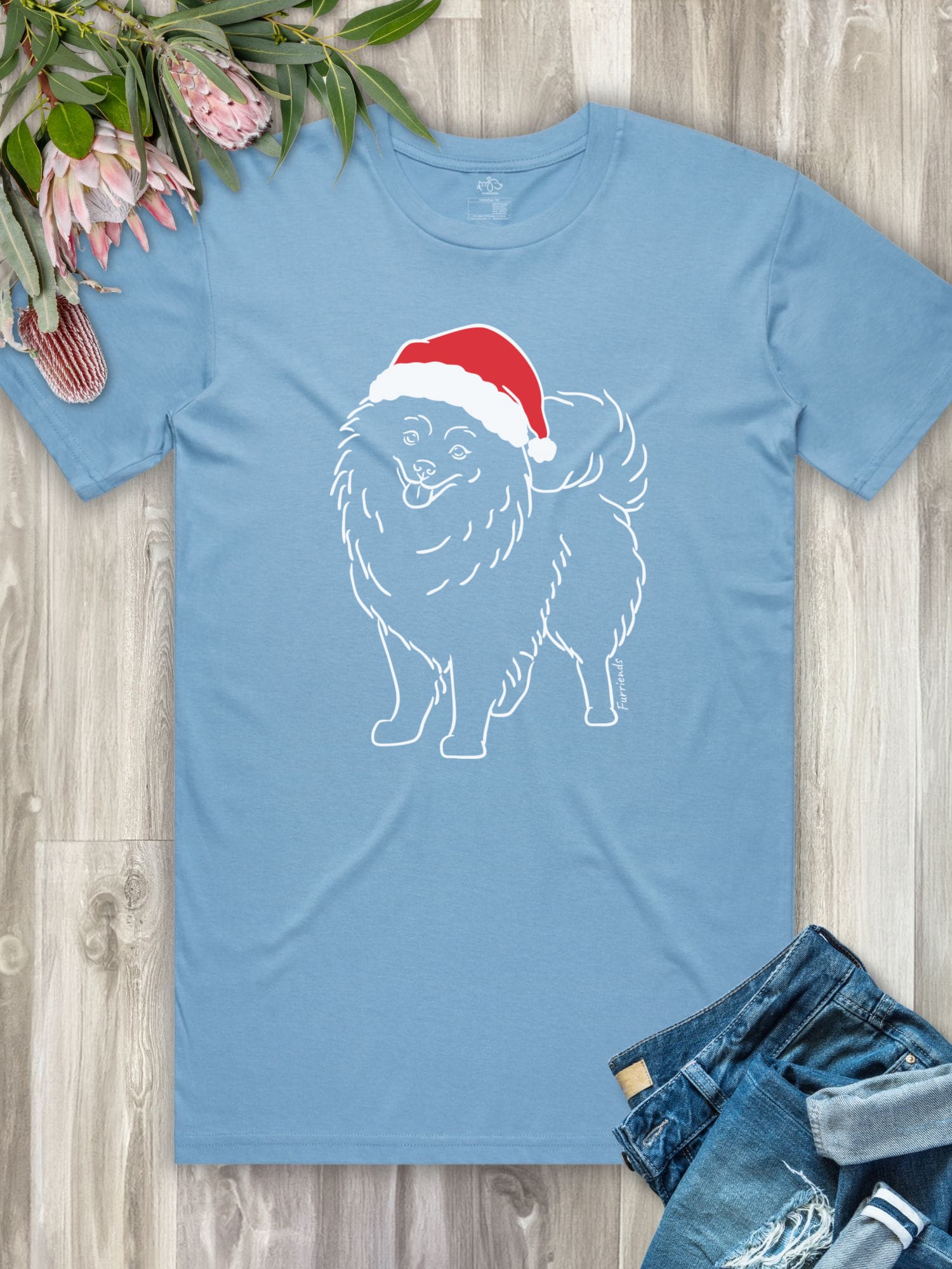 Pomeranian Christmas Edition Essential Unisex Tee