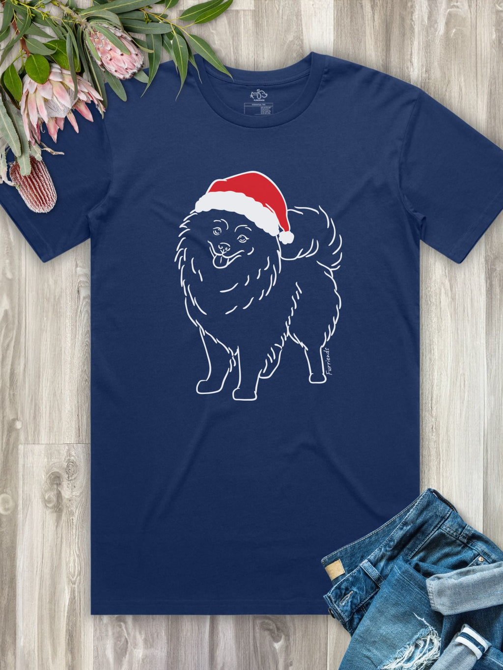 Pomeranian Christmas Edition Essential Unisex Tee