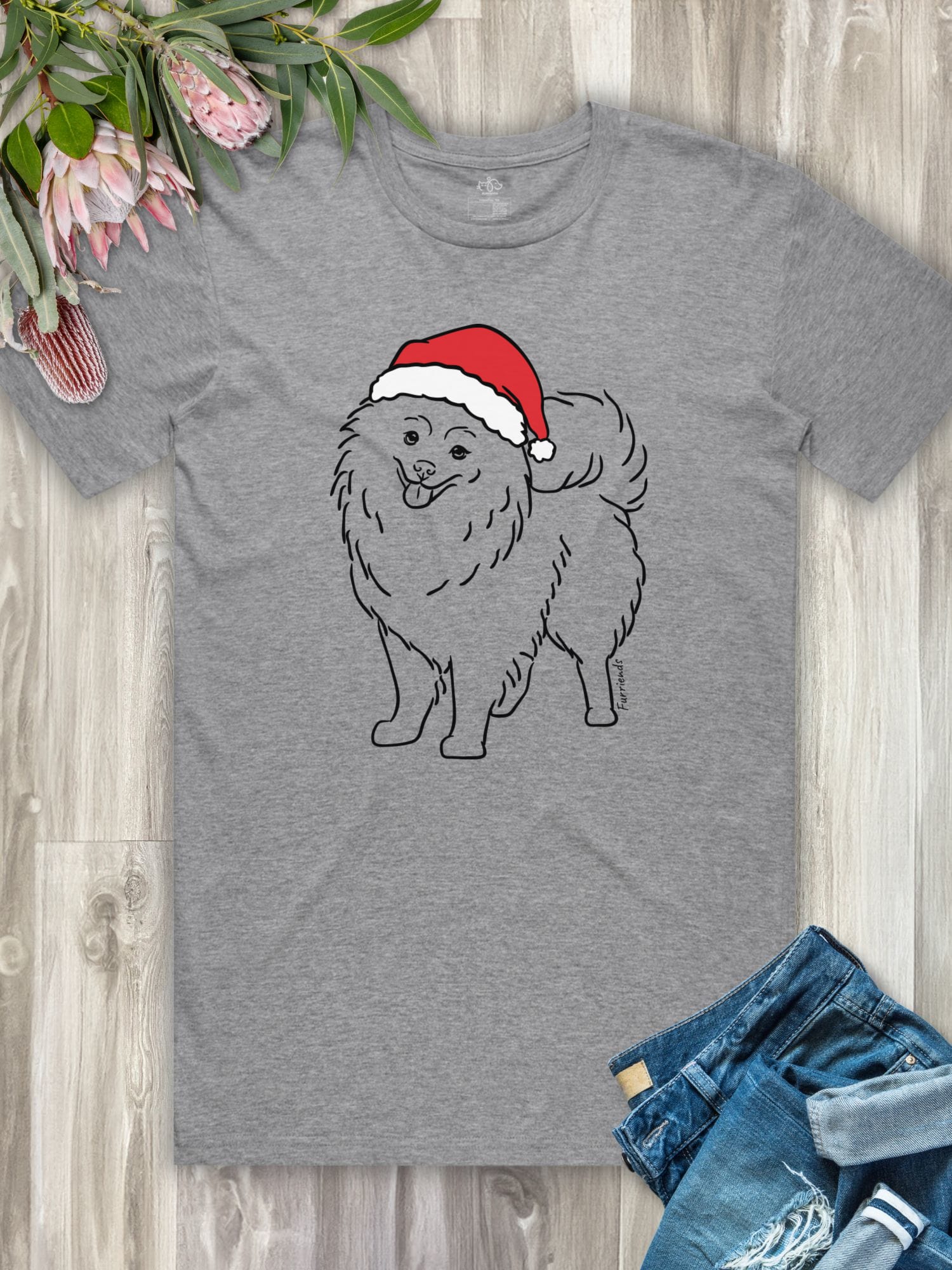 Pomeranian Christmas Edition Essential Unisex Tee