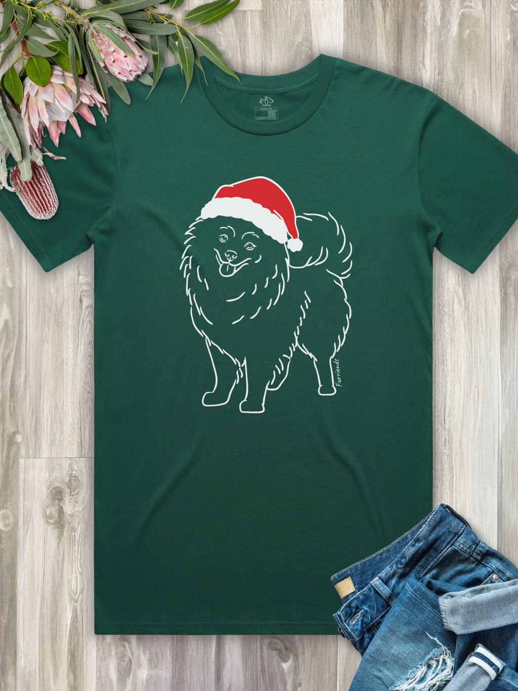 Pomeranian Christmas Edition Essential Unisex Tee