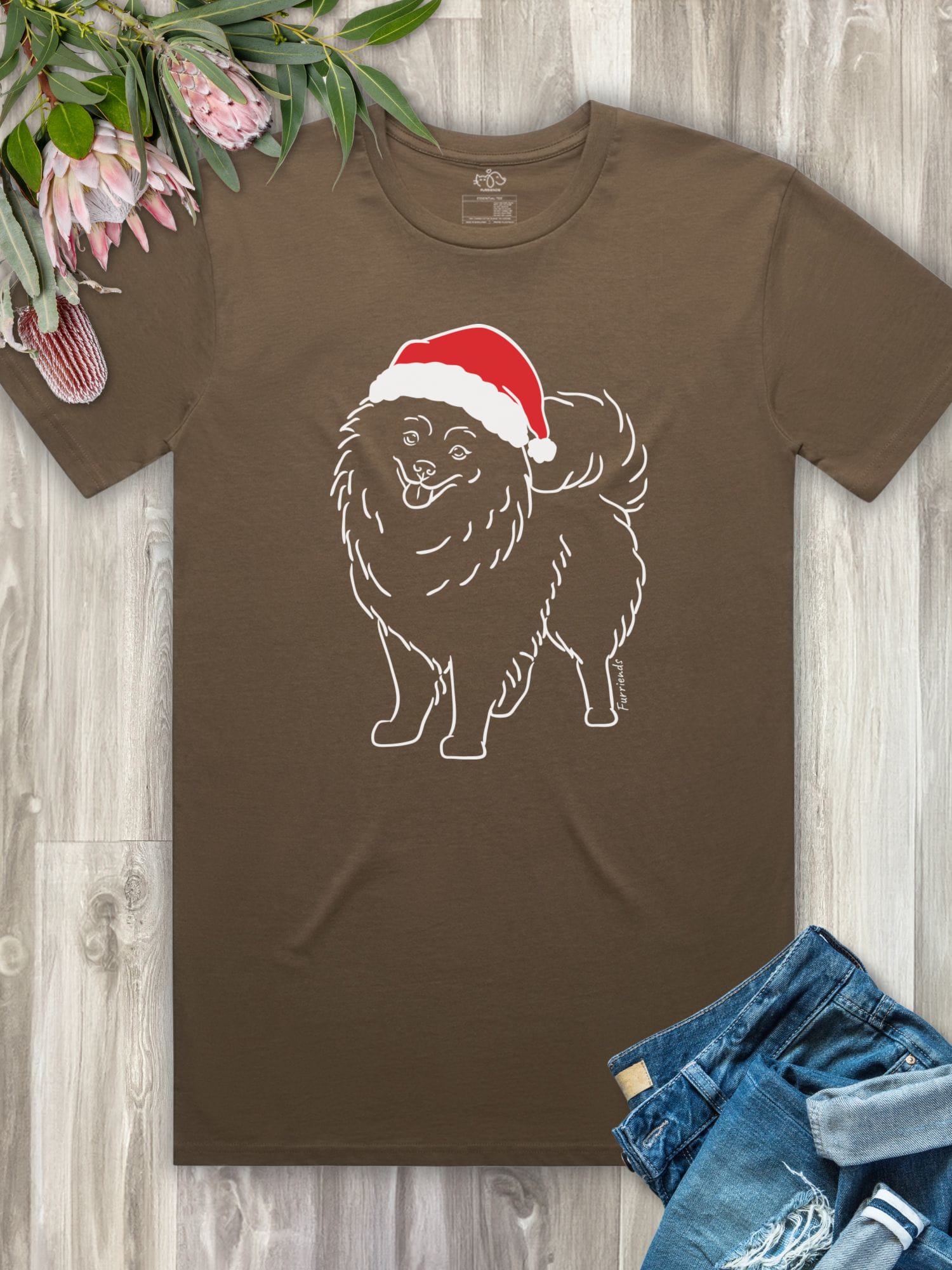 Pomeranian Christmas Edition Essential Unisex Tee