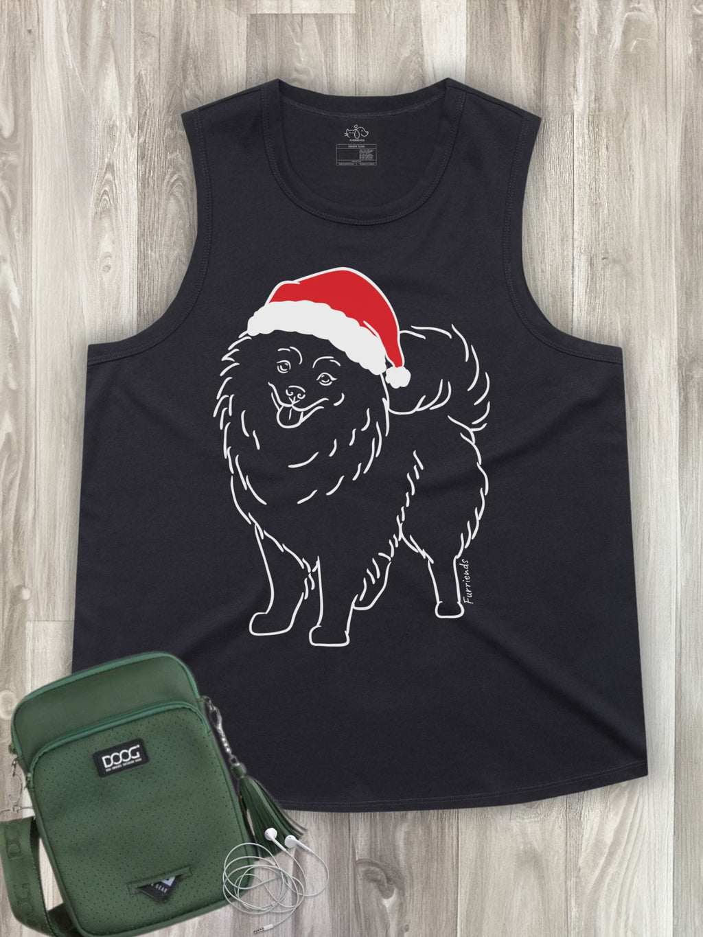 Pomeranian Christmas Edition Ember Women's Tank