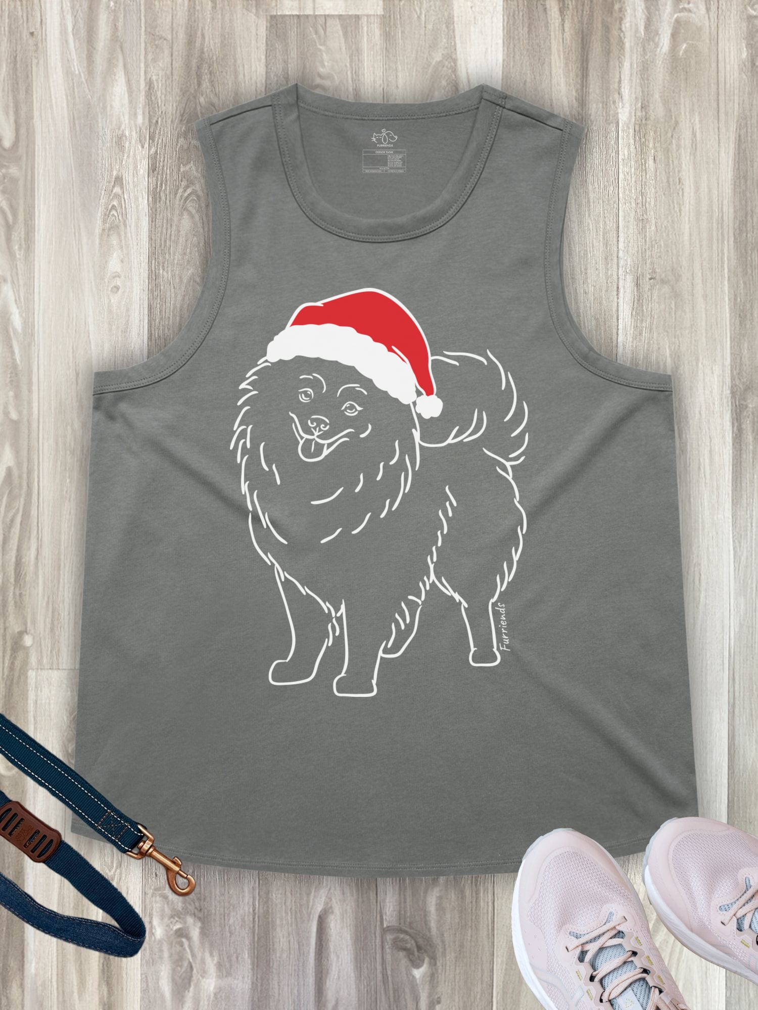 Pomeranian Christmas Edition Ember Women's Tank