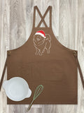 Pomeranian Christmas Edition Jarrah Crossback Apron