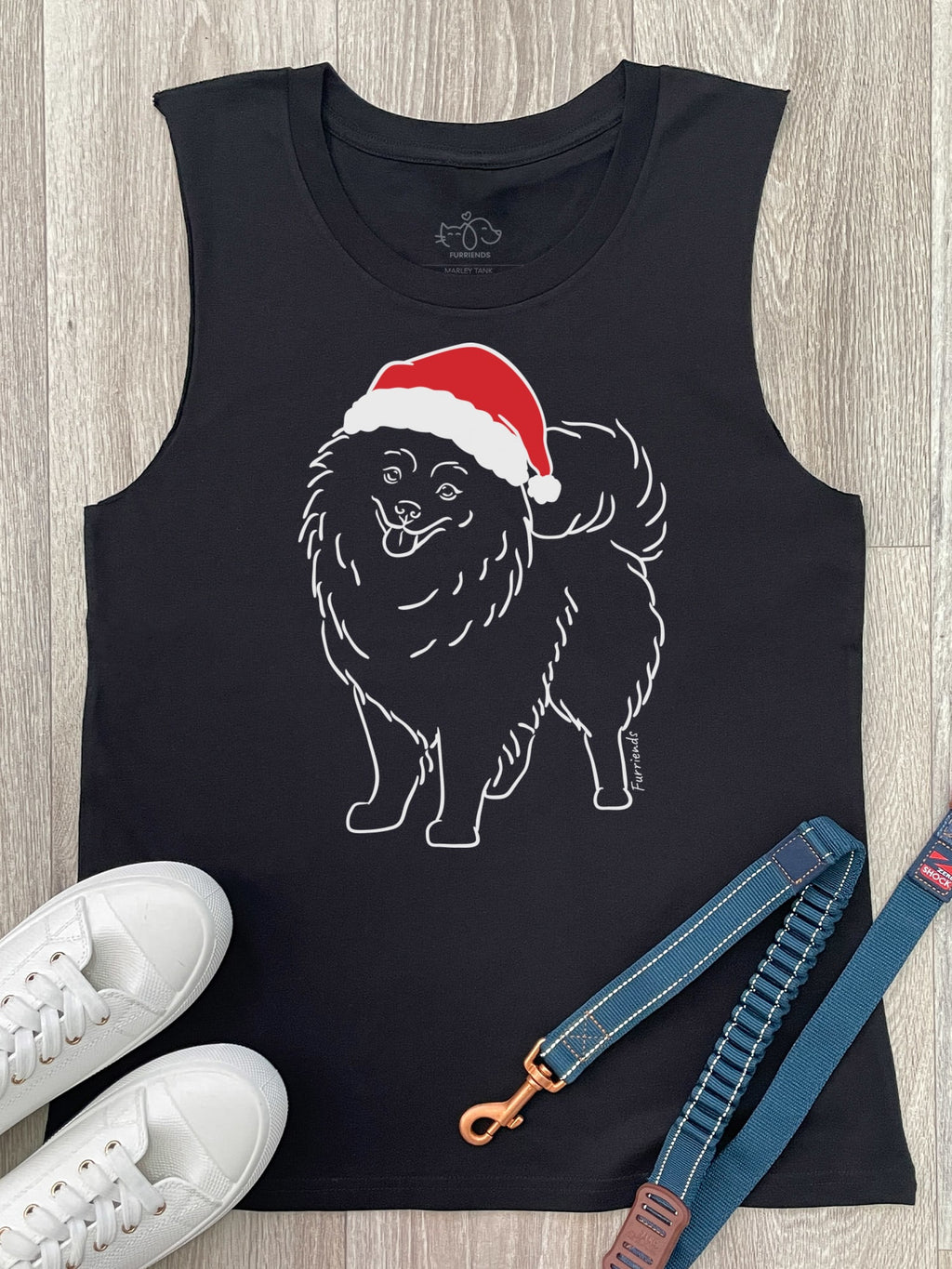 Pomeranian Christmas Edition Marley Tank