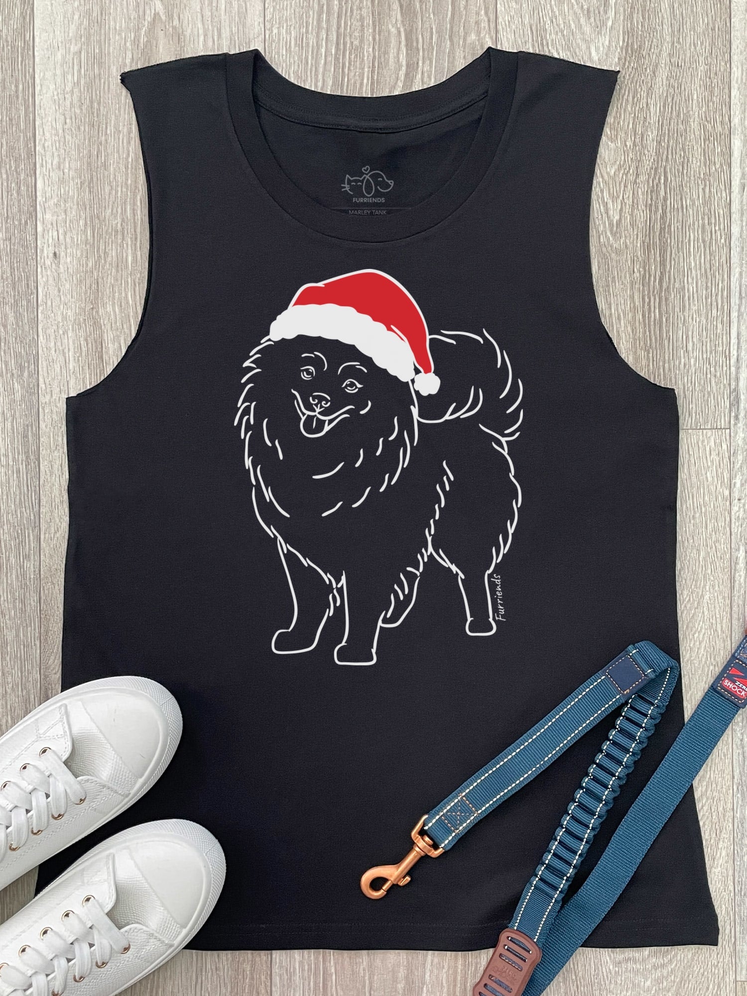 Pomeranian Christmas Edition Marley Tank