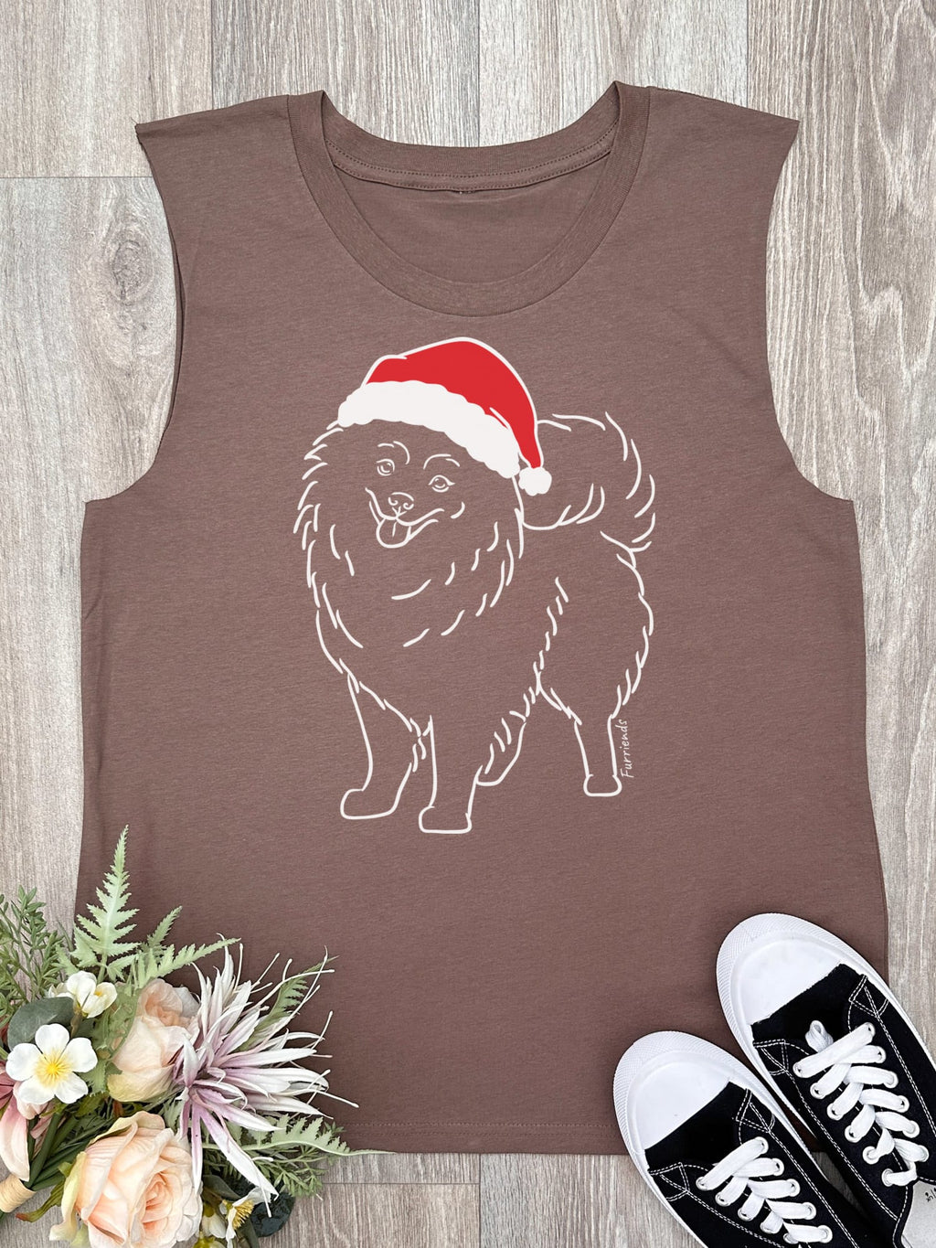 Pomeranian Christmas Edition Marley Tank