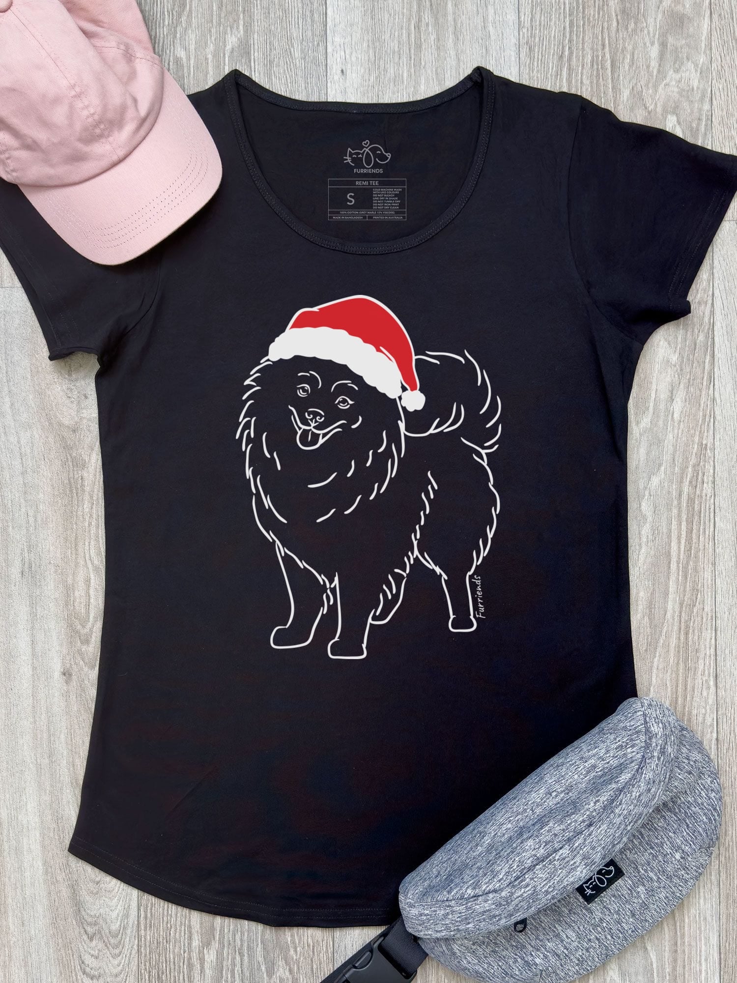 Pomeranian Christmas Edition Remi Women's Scoop Neck Tee