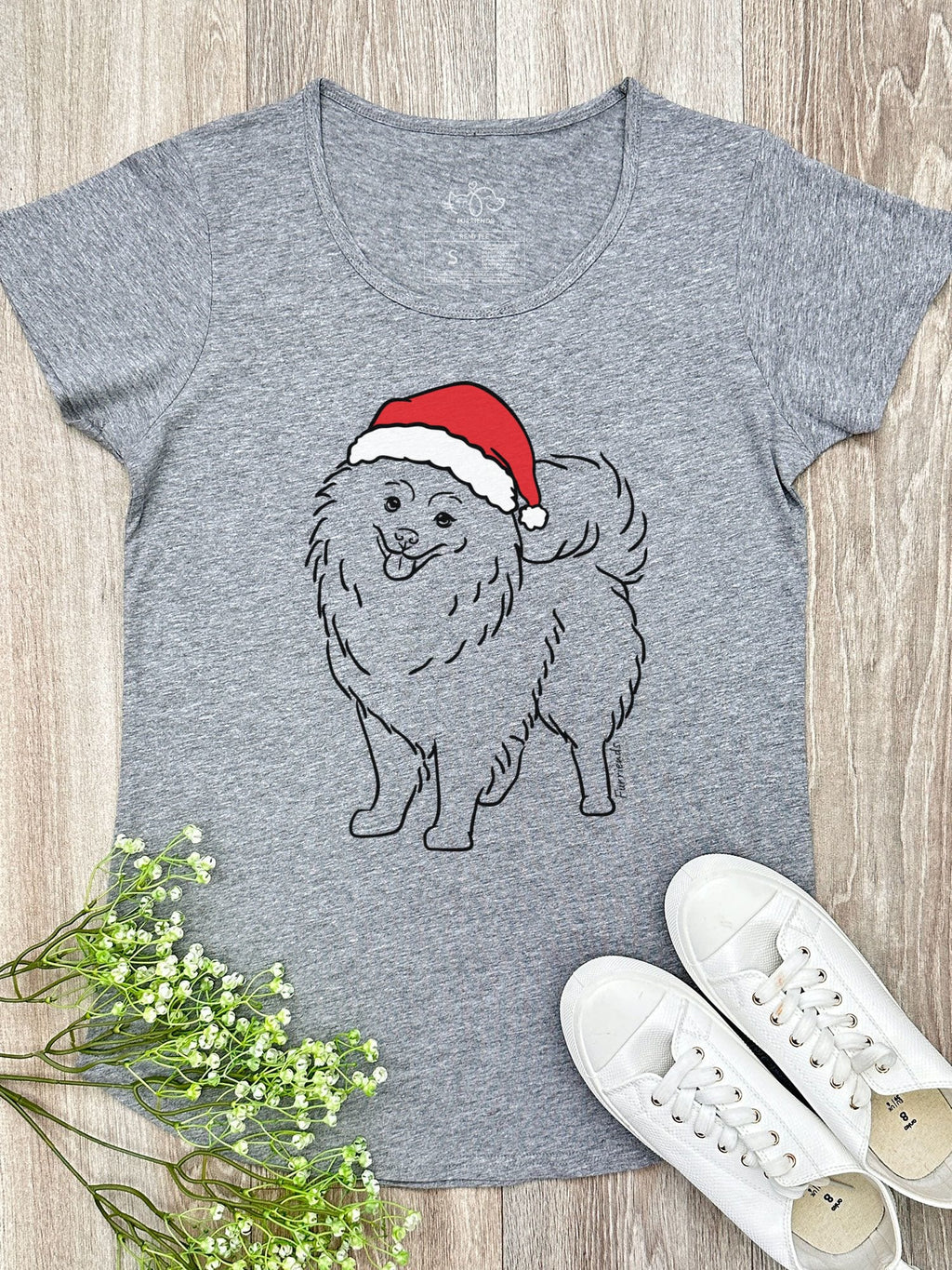 Pomeranian Christmas Edition Remi Women's Scoop Neck Tee