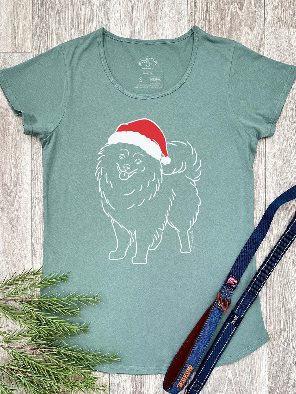 Pomeranian Christmas Edition Remi Women's Scoop Neck Tee