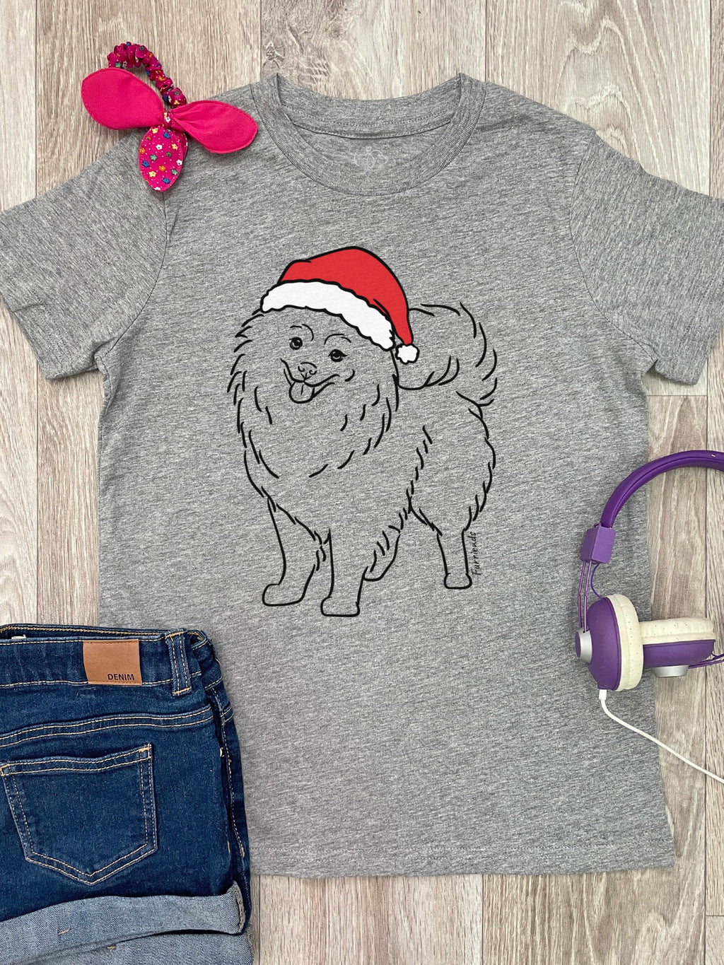 Pomeranian Christmas Edition Youth Tee