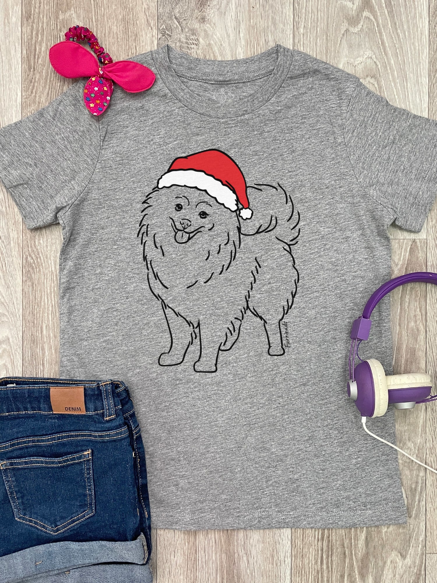 Pomeranian Christmas Edition Youth Tee