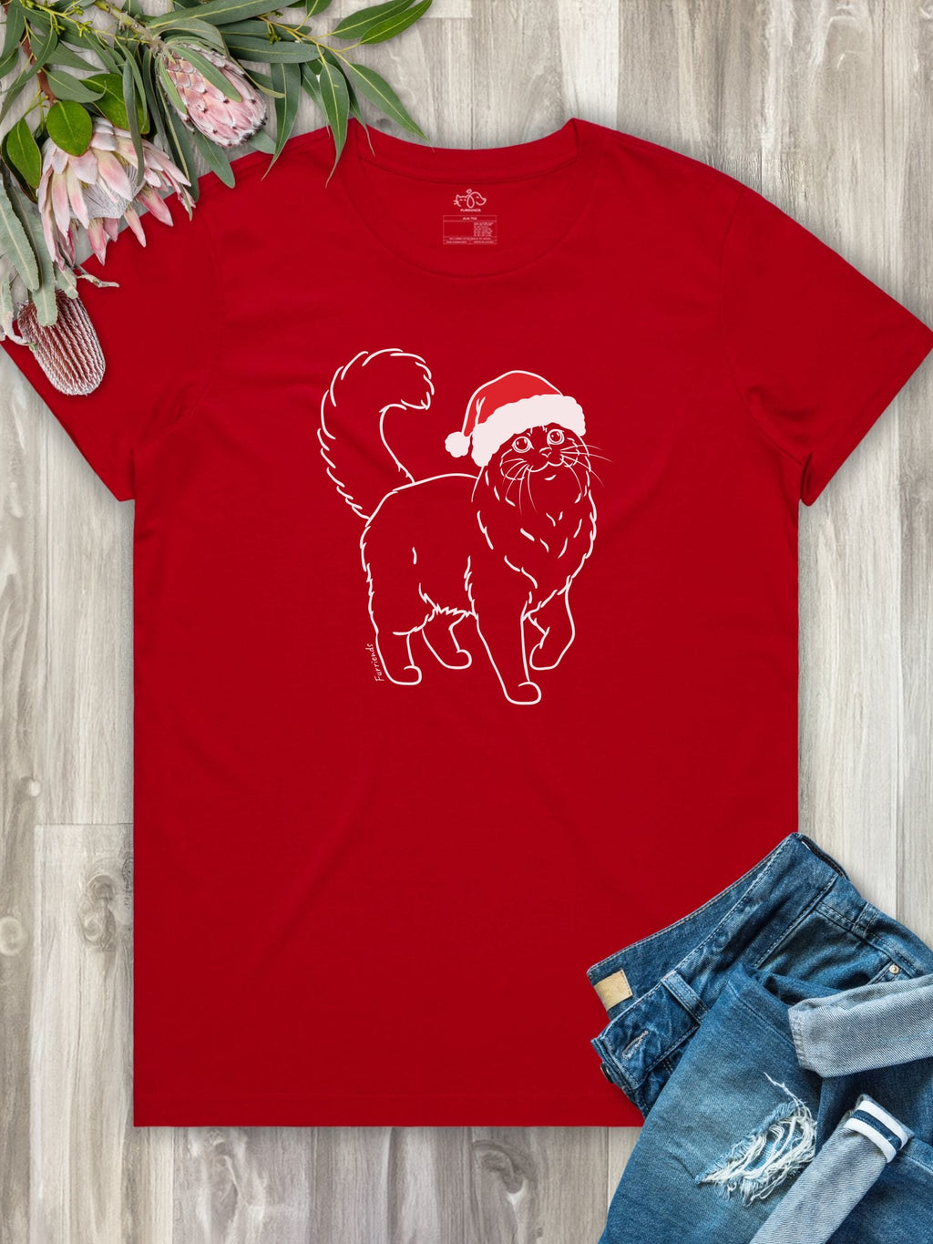 Ragdoll Christmas Edition Ava Women's Regular Fit Tee