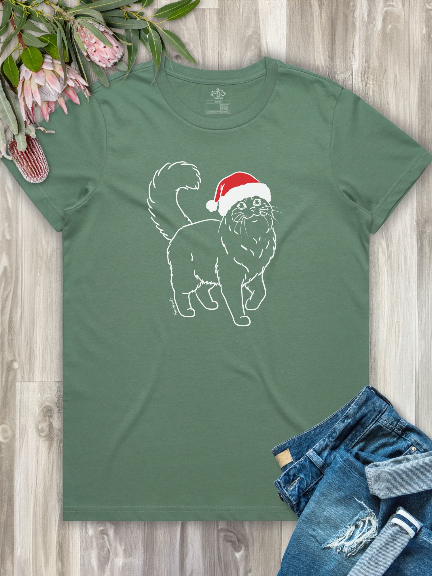 Ragdoll Christmas Edition Ava Women's Regular Fit Tee