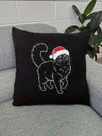 Ragdoll Christmas Edition Linen Cushion Cover