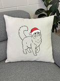 Ragdoll Christmas Edition Linen Cushion Cover
