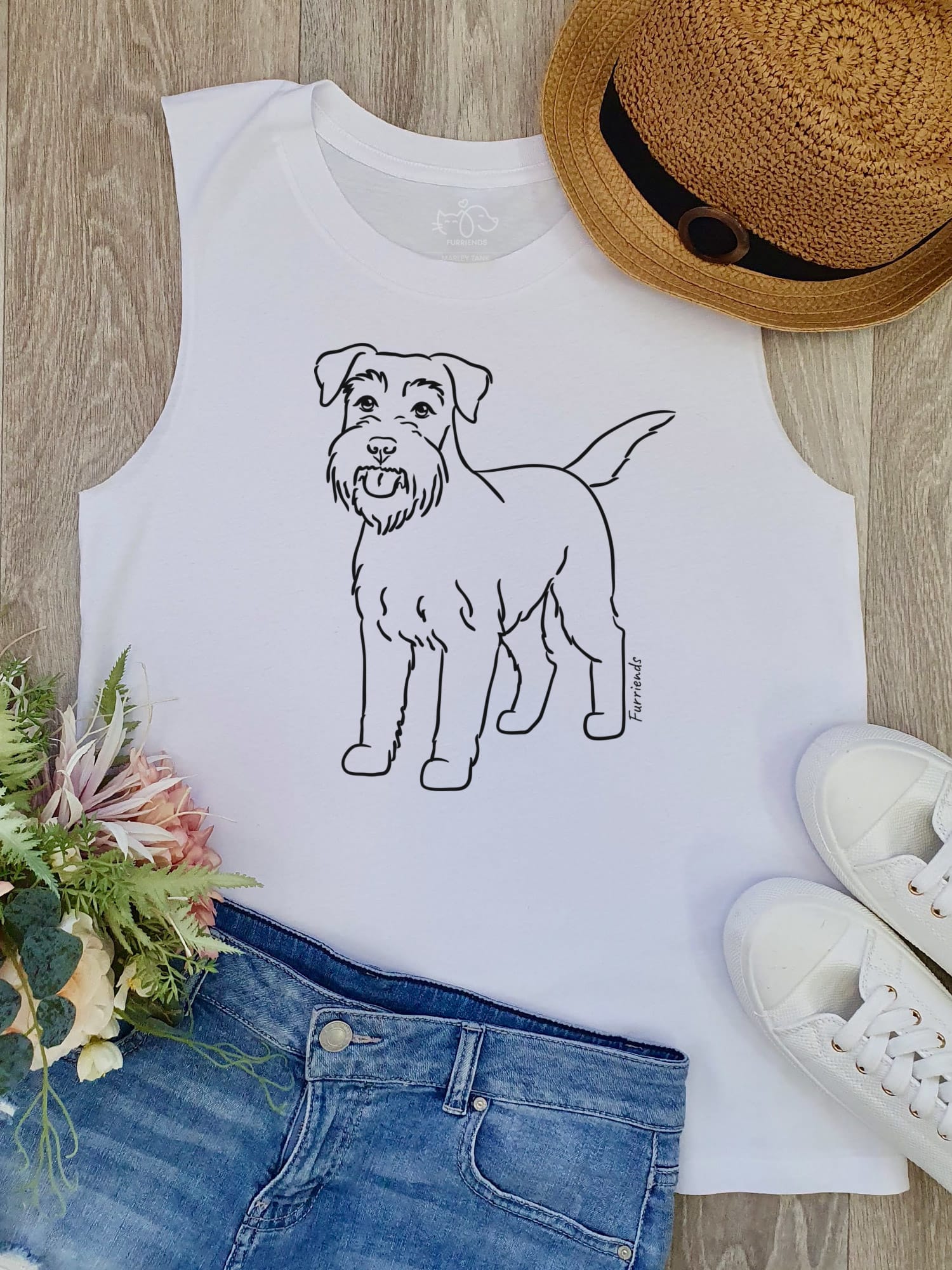 Schnauzer Tank Top
