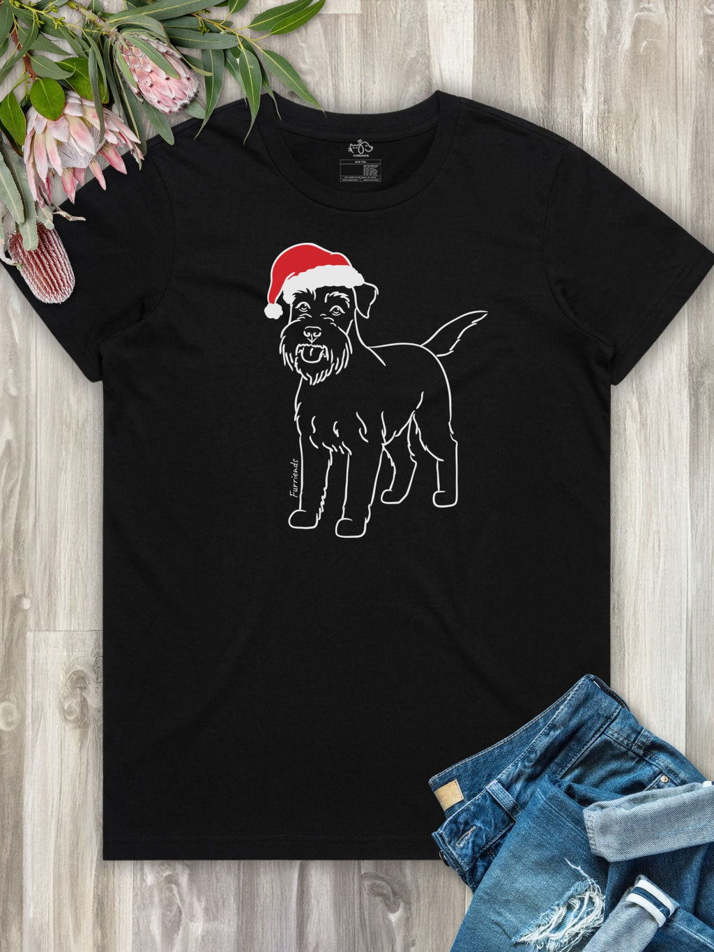 Schnauzer Christmas Edition Ava Women's Regular Fit Tee