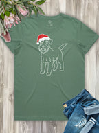 Schnauzer Christmas Edition Ava Women's Regular Fit Tee