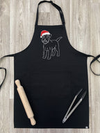Schnauzer Christmas Edition Bib Apron