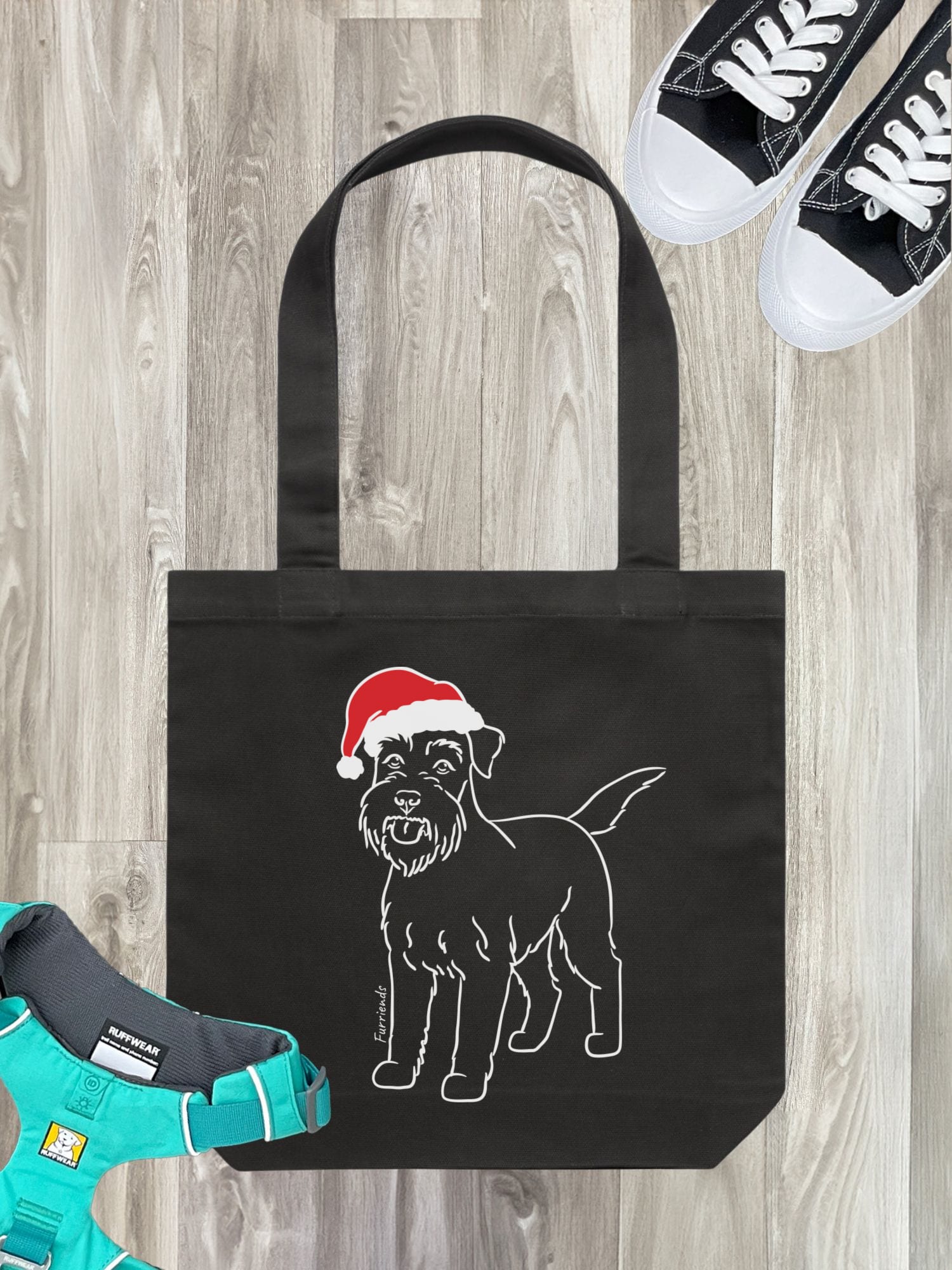 Schnauzer Christmas Edition Edith Tote