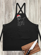 Schnauzer Christmas Edition Jarrah Crossback Apron