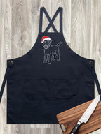 Schnauzer Christmas Edition Jarrah Crossback Apron