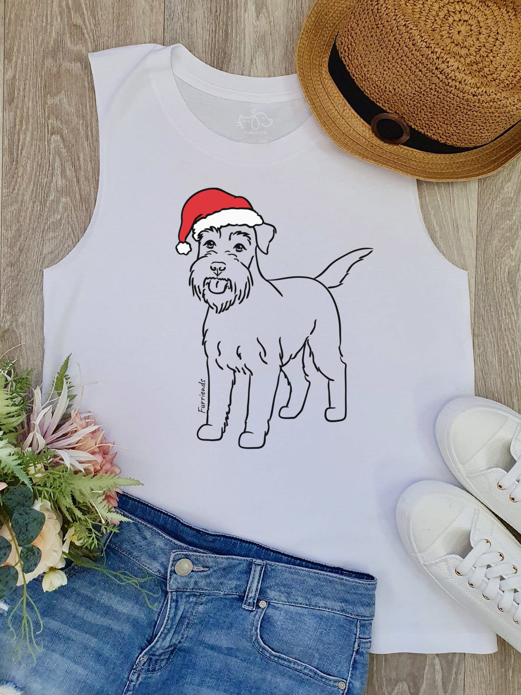 Schnauzer Christmas Edition Marley Tank