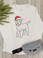 Schnauzer Christmas Edition Olivia Women's Long Sleeve Tee