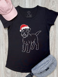Schnauzer Christmas Edition Remi Women's Scoop Neck Tee