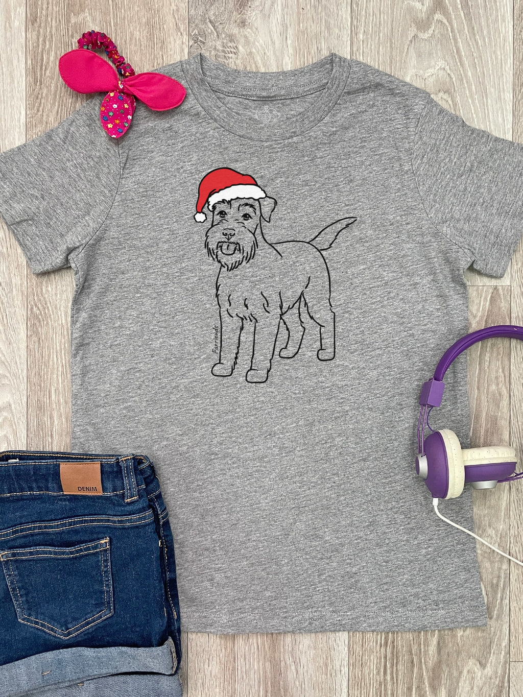 Schnauzer Christmas Edition Youth Tee