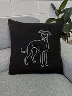 Whippet Linen Cushion Cover