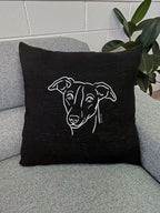 Whippet Linen Cushion Cover