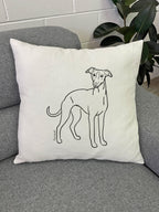 Whippet Linen Cushion Cover