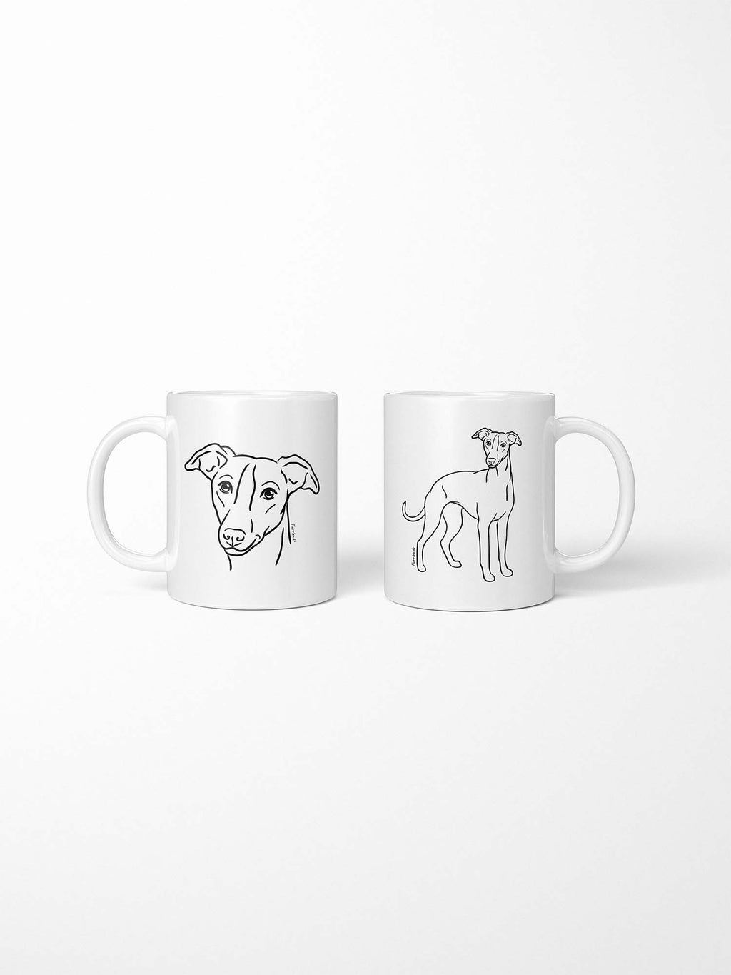 Whippet Ceramic Mug