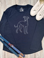 Whippet Olivia Women's Long Sleeve T-Shirt