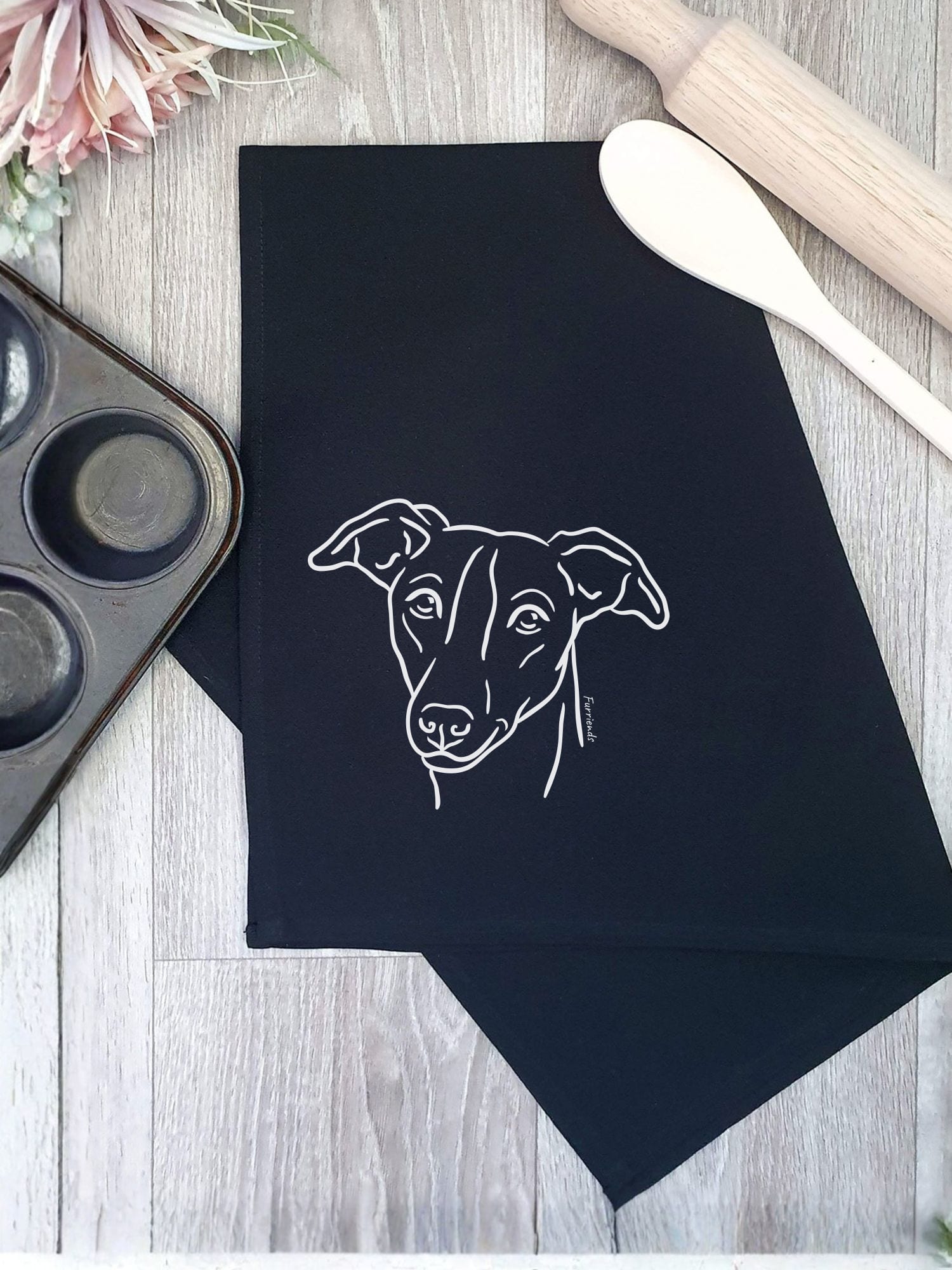 Whippet Tea Towel