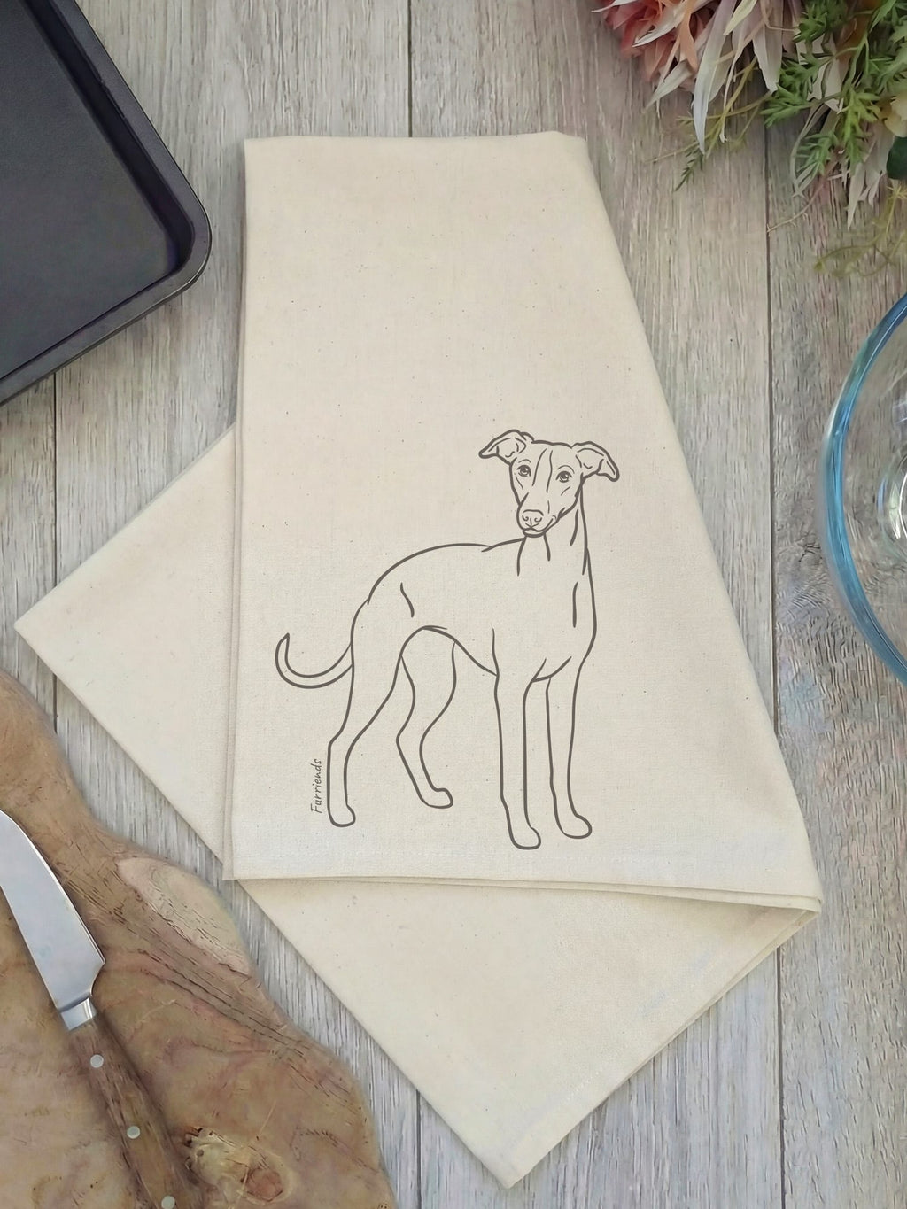 Whippet Tea Towel