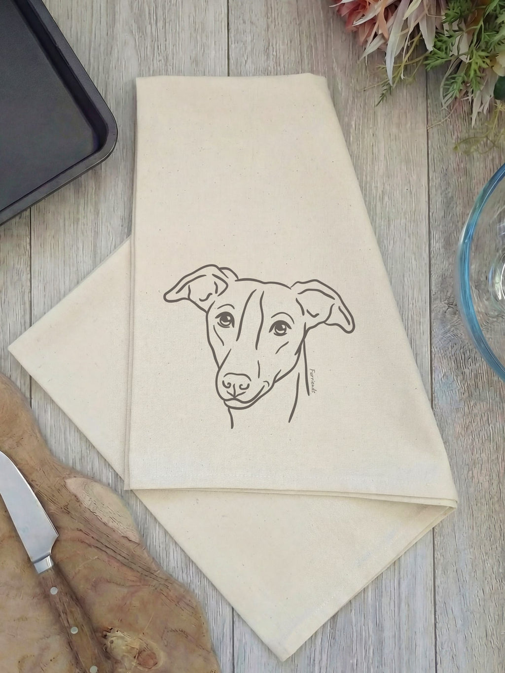 Whippet Tea Towel