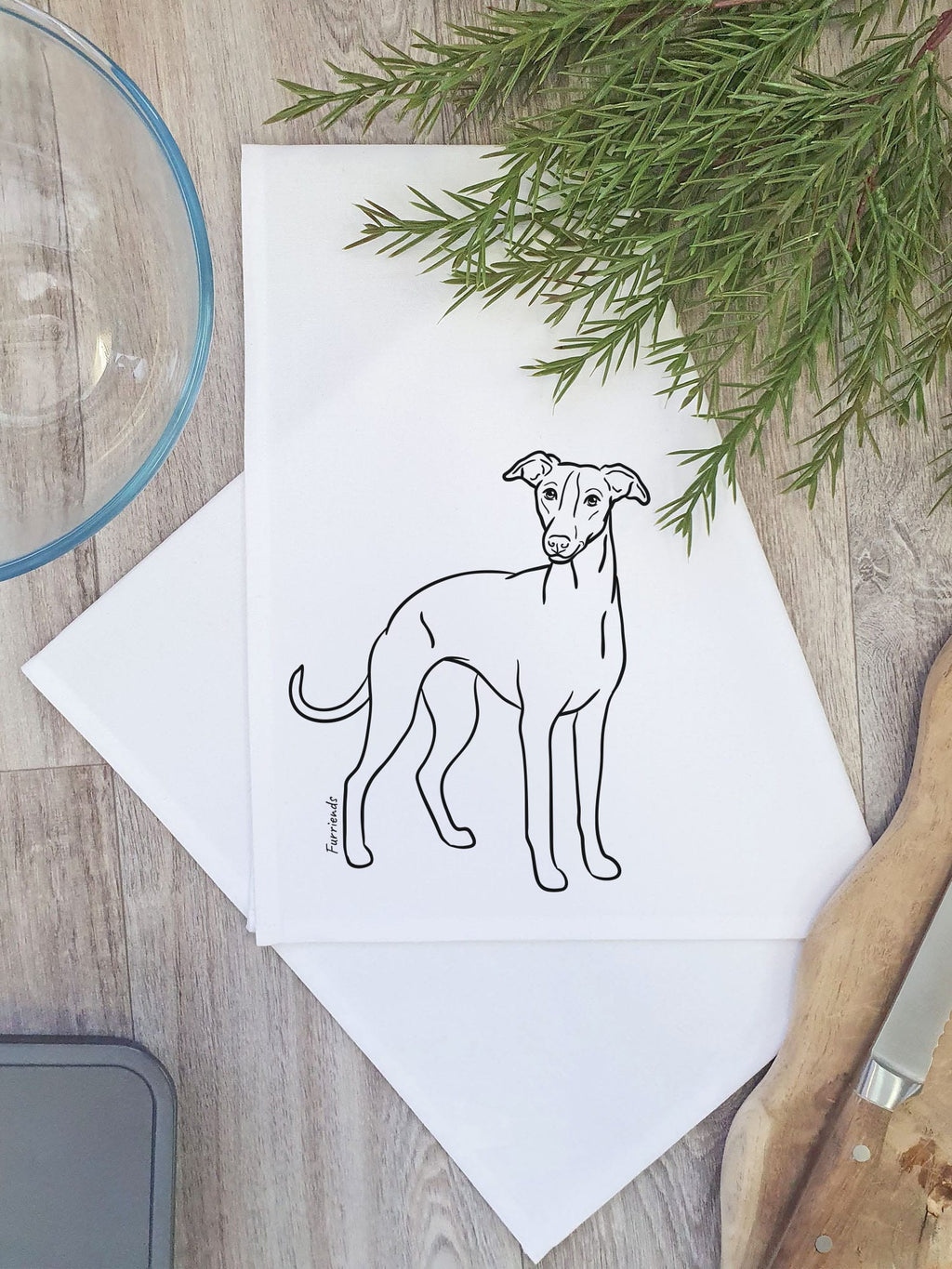 Whippet Tea Towel