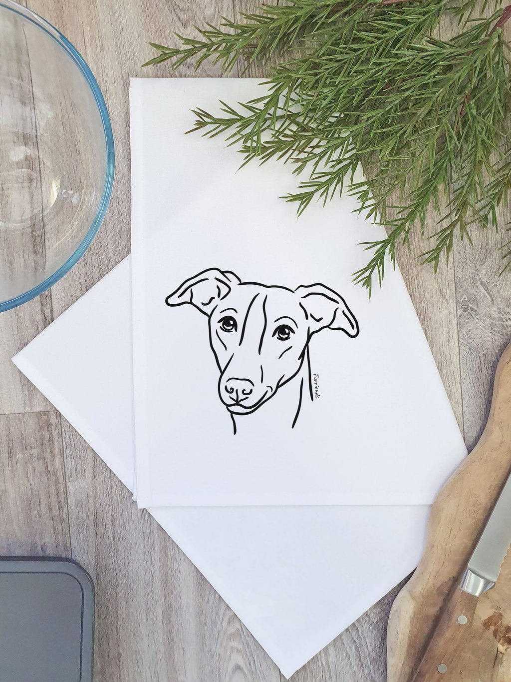 Whippet Tea Towel