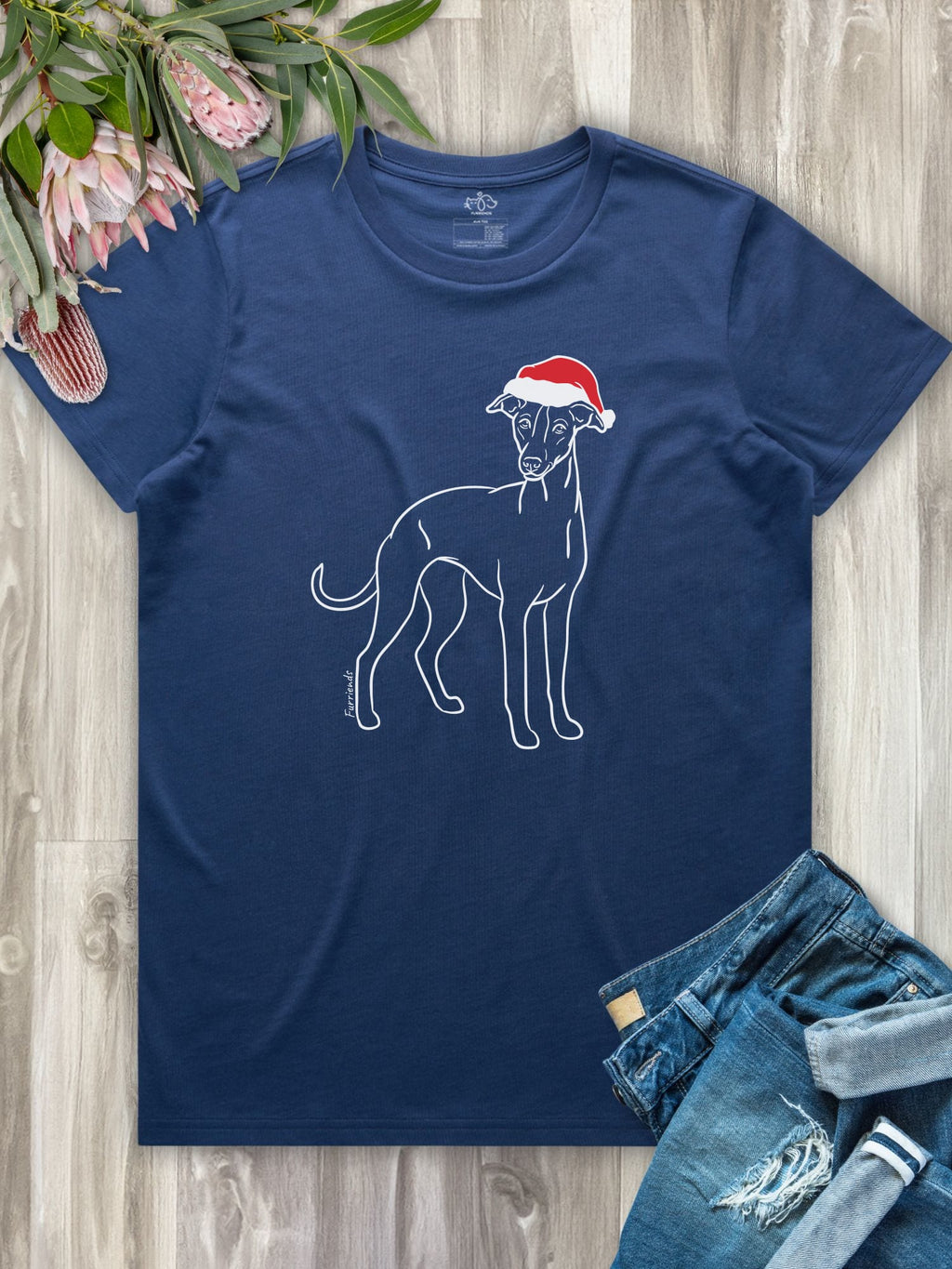 Whippet Christmas Edition Ava Women's Regular Fit Tee
