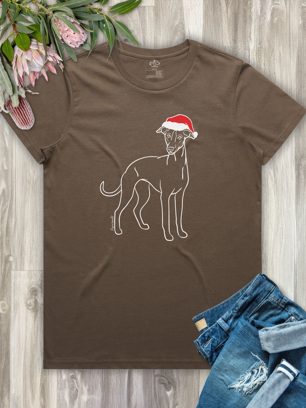 Whippet Christmas Edition Ava Women's Regular Fit Tee