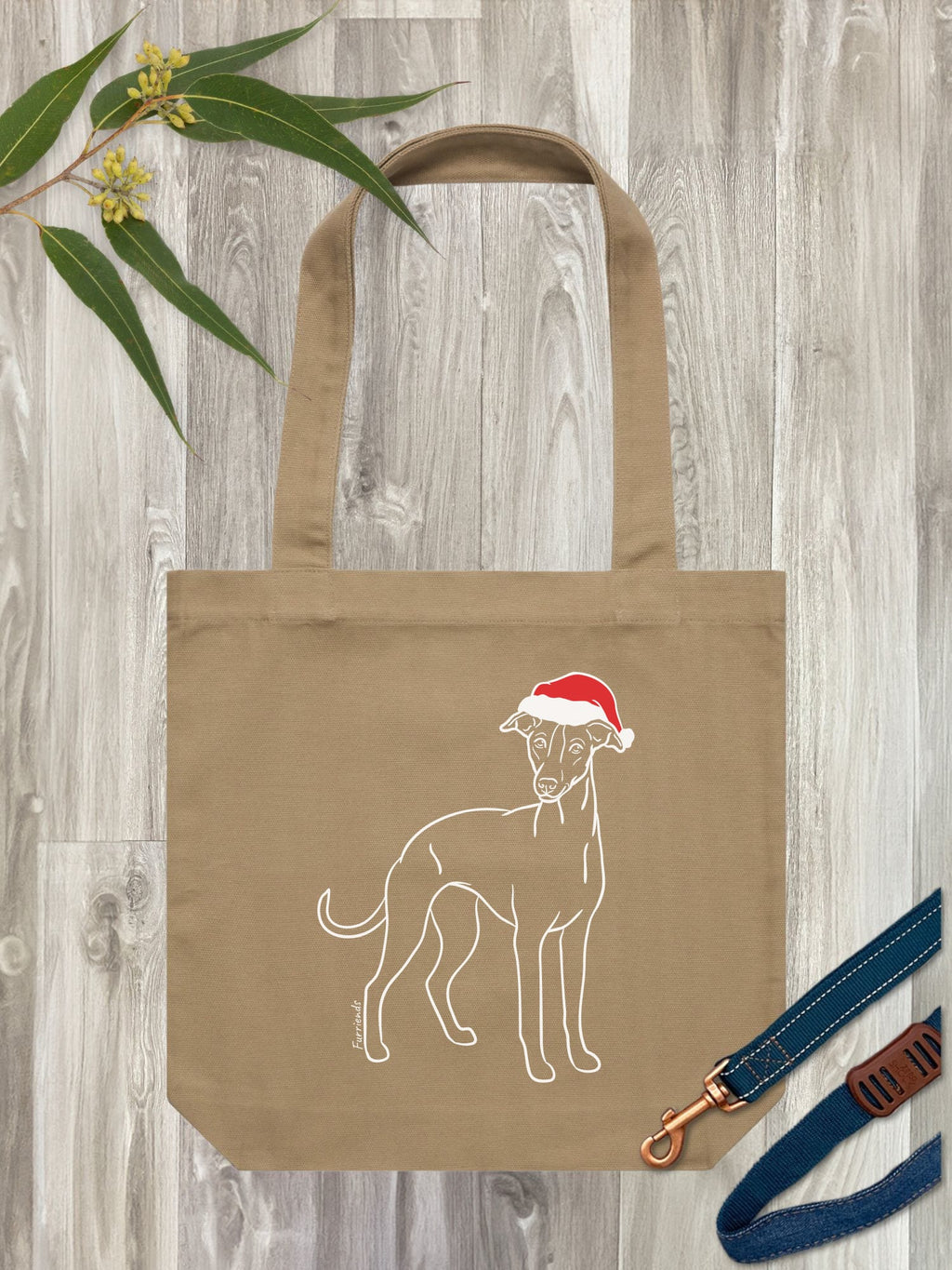 Whippet Christmas Edition Edith Tote