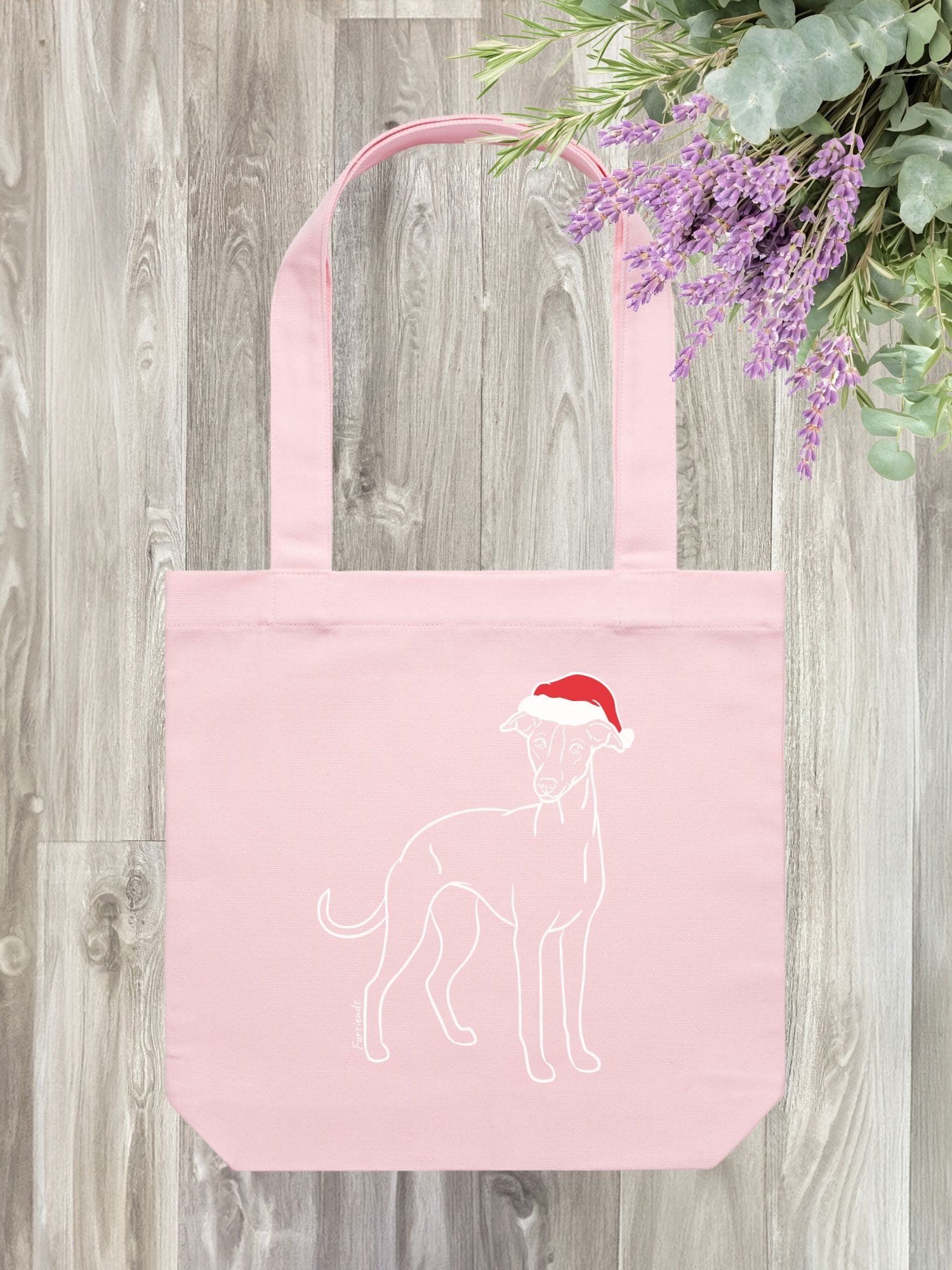 Whippet Christmas Edition Edith Tote