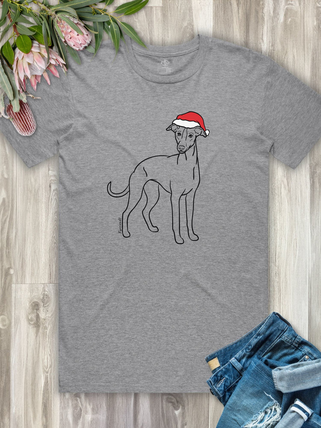 Whippet Christmas Edition Essential Unisex Tee