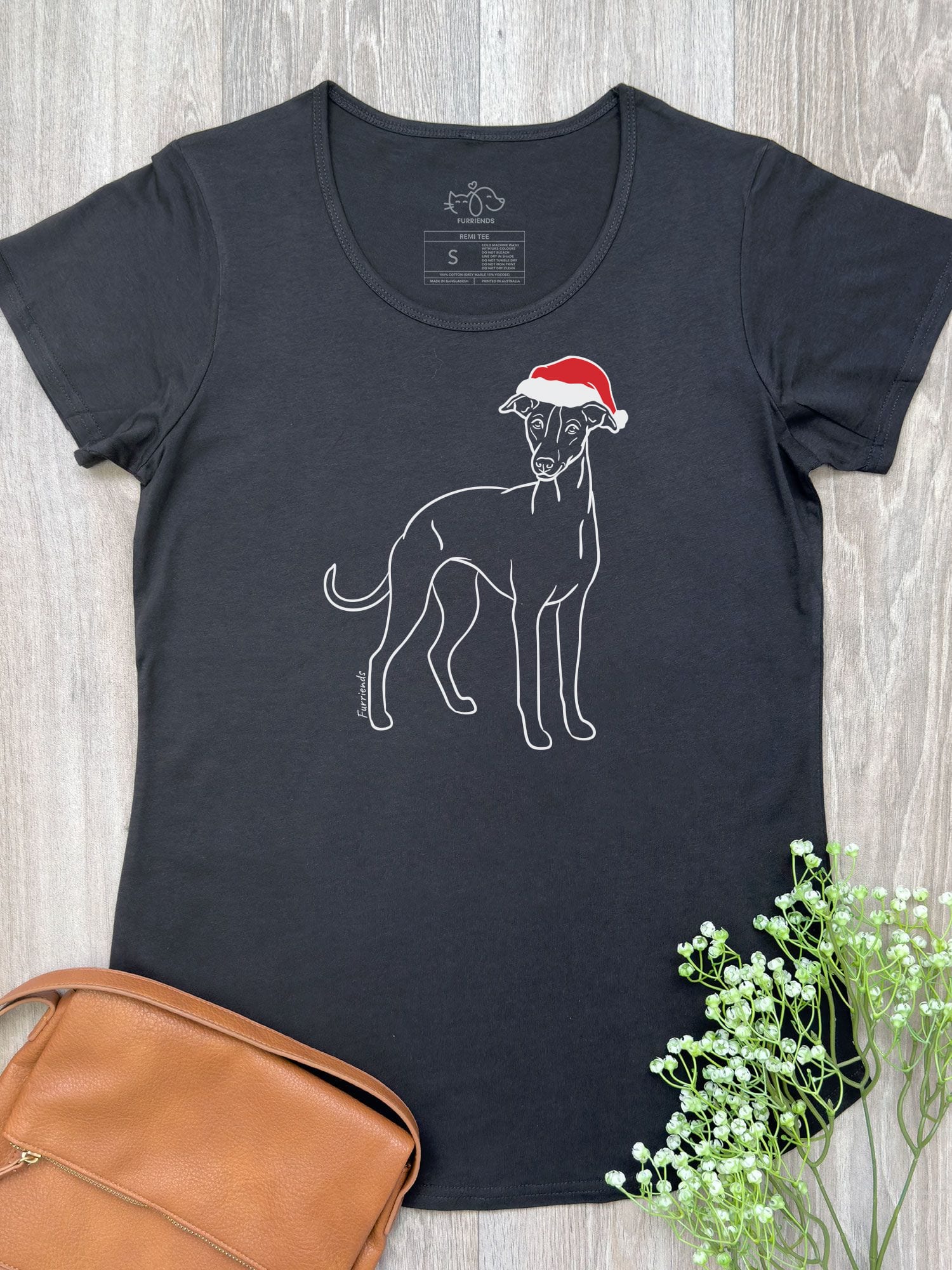 Whippet Christmas Edition Remi Women's Scoop Neck Tee