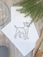 Bull Terrier Tea Towel